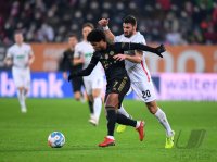 Fussball 1. Bundesliga Saison 21/22: FC Augsburg - FC Bayern Muenchen