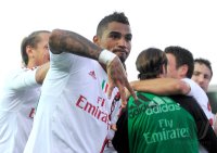 FUSSBALL SERIE A:  Jubel Kevin Prince Boateng (AC Mailand)
