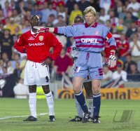 Fussball Champions League Finale 1999: Manchester United FC  2-1  FC Bayern Muenchen