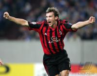 Fussball UCL: Schalke - Mailand, Jubel Mailand n. 1:2