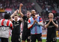 Fussball 1. Bundesliga  Saison  2025/2026  28. Spieltag SC Freiburg - FC Bayern Muenchen