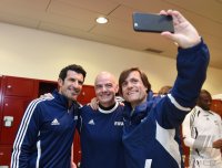 FIFA Praesident Gianni Infantino (Schweiz) erster Tag im Home of Fifa