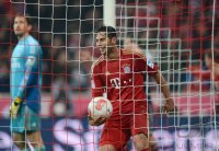 FUSSBALL  1. BUNDESLIGA  Saison 2012/2013: JUBEL Claudio Pizarro (FC Bayern Muenchen)