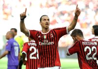 FUSSBALL SERIE A:  Zlatan Ibrahimovic (AC Mailand)