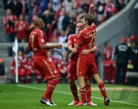 Fussball 1. Bundesliga, Saison 2012/2013:  FC Bayern Muenchen - VfB Stuttgart