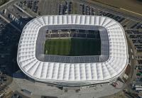 FUSSBALL  Luftbild  Stadion  Sinsheim