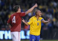 Fussball WM-Qualifikation: Henrik LARSSON (Schweden)