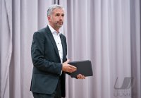 Streitgespraech OB Boris Palmer und AfD Landesvorsitzender Markus Frohnmaier in Tuebingen