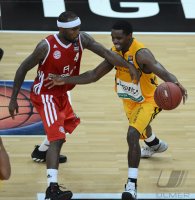 Basketball 1. Bundesliga 2012/2013 Testspiel:  Walter Tigers Tuebingen - FC Bayern Muenchen