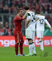 FUSSBALL DFB POKAL  Saison 2012/2013:  FC Bayern Muenchen - VfL Wolfsburg