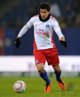 Fussball: 1. Bundesliga Saison 2010/2011: Hamburger SV, RINCON am Ball