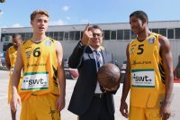 Basketball 1. Bundesliga 16/17  Teamvorstellung Walter Tigers Tuebingen