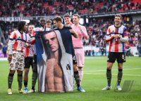 Fussball 1. Bundesliga  Saison  2025/2026  28. Spieltag SC Freiburg - FC Bayern Muenchen