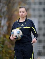 Fussball Schiedsrichterin Isabel De Marco (VfB Stuttgart)