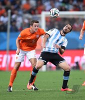 FUSSBALL WM 2014, HALBFINALE: Niederlande - Argentinien