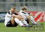 U21-Europameisterschaft: Deutschland - Portugal, HANKE und SCHWEINSTEIGER enttaeuscht