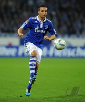 Fussball 1. Bundesliga, Saison 2011/2012: Schalke 04, HOEGER am Ball