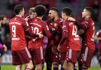 Fussball 1. Bundesliga Saison 21/22: FC Bayern Muenchen - Arminia Bielefeld