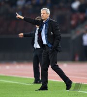 Fussball Europa League Saison 2014/2015: Trainer Lucien Favre (Borussia Moenchengladbach)