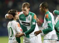 Fussball, 1. Bundesliga: Bremen - Wolfsburg