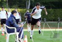 Fitnesstest der Nationalmannschaft in Hamburg