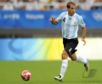 FUSSBALL  Olympia 2008  Peking  Vorrunde Argentinien - Australien