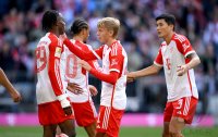 Fussball 1. Bundesliga 23/24: FC Bayern Muenchen - VfL Bochum)