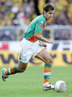 Fussball 1. Bundesliga: Bremen, KLOSE Einzelaktion am Ball