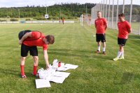 Fussball Bezirksliga 2019/2020; Corona-Training beim SV Hirrlingen (Kreis Tuebingen)