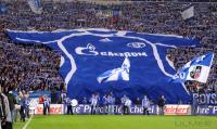 Fussball 1. Bundesliga: Fankurve bei Schalke