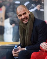 Fussball 1. Bundesliga Saison 14/15: Trainer Pep Guardiola (FC Bayern Muenchen)