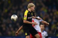Fussball, 1. Bundesliga  Saison 2013/2014: Hamburger SV - Borussia Dortmund