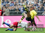 Fussball 1. Bundesliga: Dortmund - Hamburg, Zweikampf