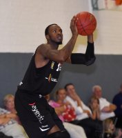 Basketball 1. Bundesliga 14/15 Testspiel: Walter Tigers Tuebingen - rent4 office Nuernberg