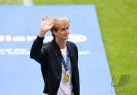 Fussball 1. Bundesliga Saison 21/22: Teampraesentation FC Bayern Muenchen