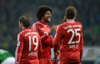 Fussball, 1. Bundesliga  Saison 2013/2014: SV Werder Bremen - FC Bayern Muenchen