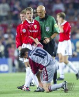 Fussball Champions League Finale 1999:  Manchester United FC  2-1  FC Bayern Muenchen