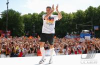 FUSSBALL EURO 2008: Deutsche Nationalmannschaft am Brandenburger Tor Berlin