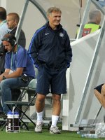 Fussball International  EM Qualifikation:   Trainer Tarmo Rueuetli (Estland)