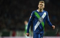 Fussball, 1. Bundesliga  Saison 2014/2015: SV Werder Bremen - VfL Wolfsburg