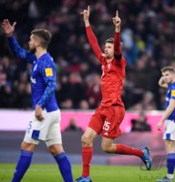 Fussball 1. Bundesliga Saison 19/20: FC Bayern Muenchen -  FC Schalke 04