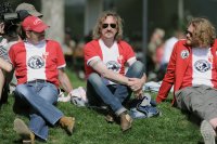 Fussball Landesliga   2010/2011: Schlagersaenger Dieter Thomas Kuhn