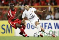 Fussball International: Trinidad and Tobago - Bahrain, Zweikampf