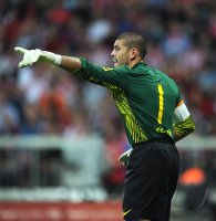 Fussball International Audi Cup 2011: Torwart Victor Valdes  (Barca)