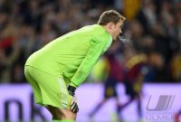 Fussball CHL 14/15 Halbfinale: Enttaeuschung FC Bayern Muenchen