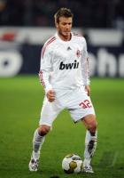 FUSSBALL, INTERNATIONAL, AC MAILAND: BECKHAM Einzelaktion