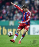 Fussball DFB Pokal Achtelfinale 14/15: Thomas Mueller (FC Bayern Muenchen)