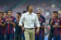 FUSSBALL International 2014/2015: Trainer Luis Enrique (Barca)