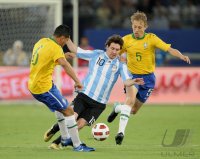 FUSSBALL INTERNATIONAL:  Argentinien - Brasilien
