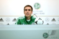 FUSSBALL INTERNATIONAL EURO 2012:  PK der Deutschen Nationalmannschaft